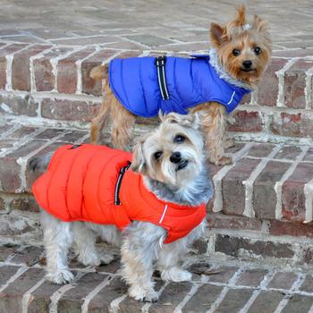 dog clothes winter puffer coat