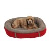 comfy cup dog bed red