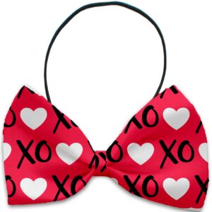 Valentine dog bow tie