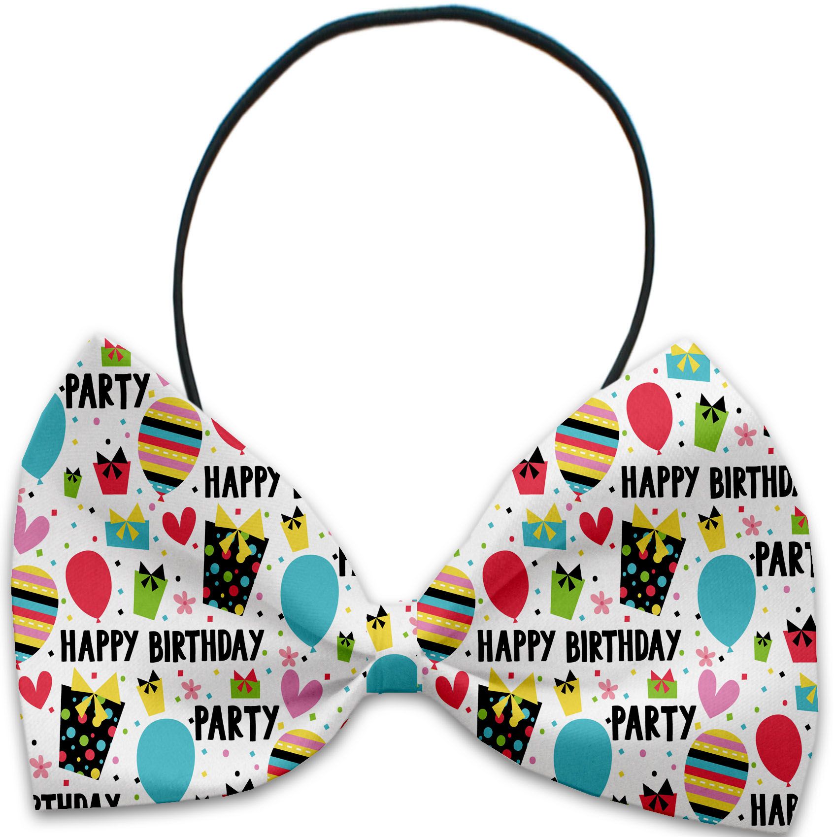 birthday dog bow tie