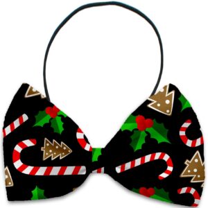 1272 Christmas dog Bow Tie