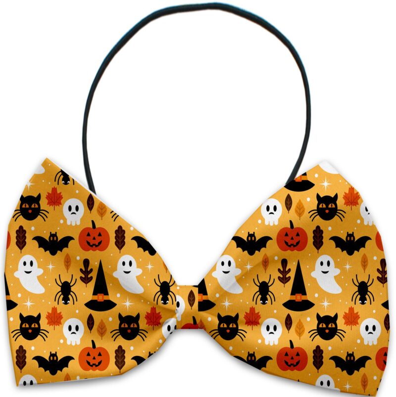 halloween dog bow tie