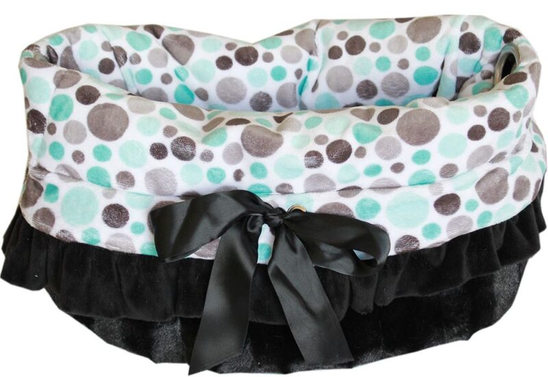 snuggle dog bed aqua dots