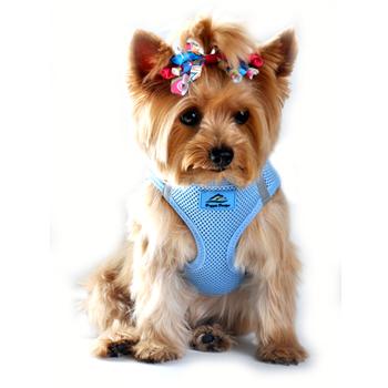 dog harness light blue