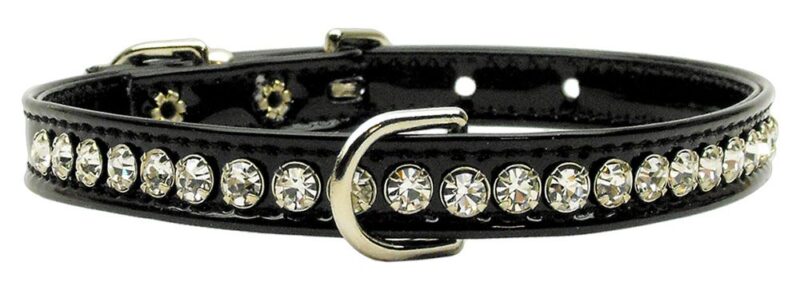 jewel beverly dog collar blk