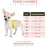 designer dog clothes harness chart