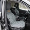 dog car seat cover front charcoal