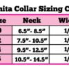 posh jeweled cat collar size chart