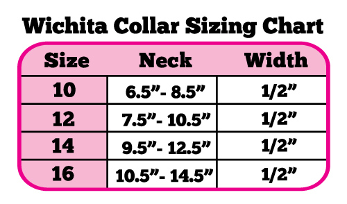 posh jeweled cat collar size chart