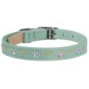 Susan Lanci crystal paws custom dog collar MINT