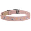 Susan Lanci crystal paws custom dog collar ROSEWOOD