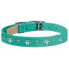 Susan Lanci crystal paws custom dog collar BIMINI Blue