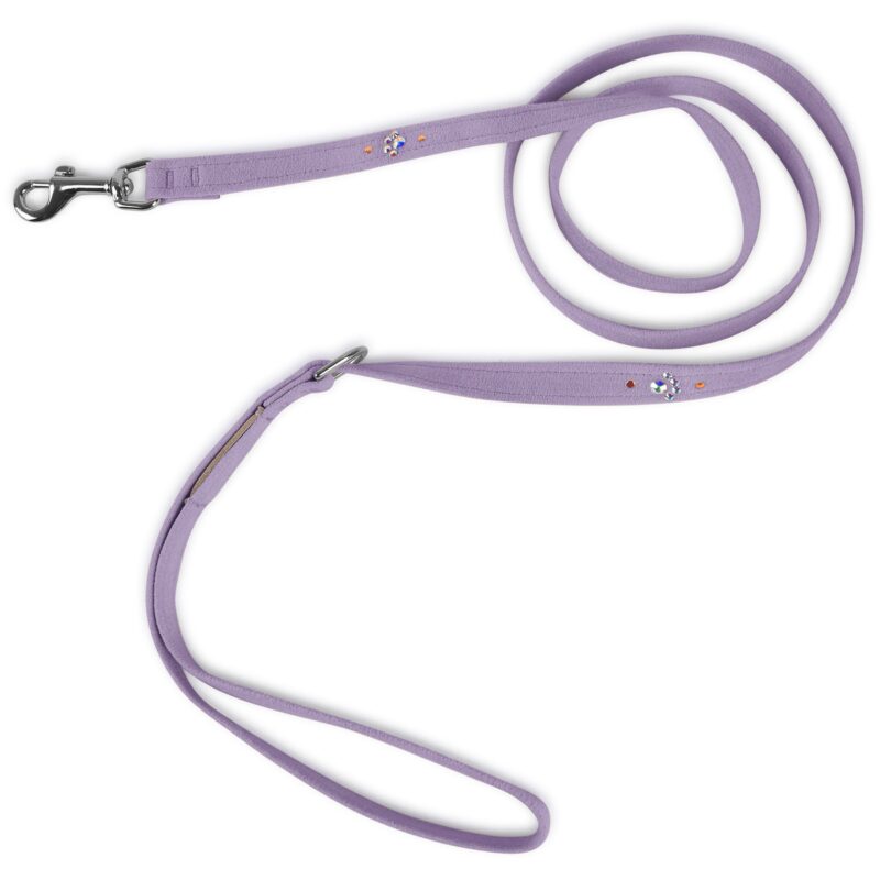 crystal paws leash french lavender