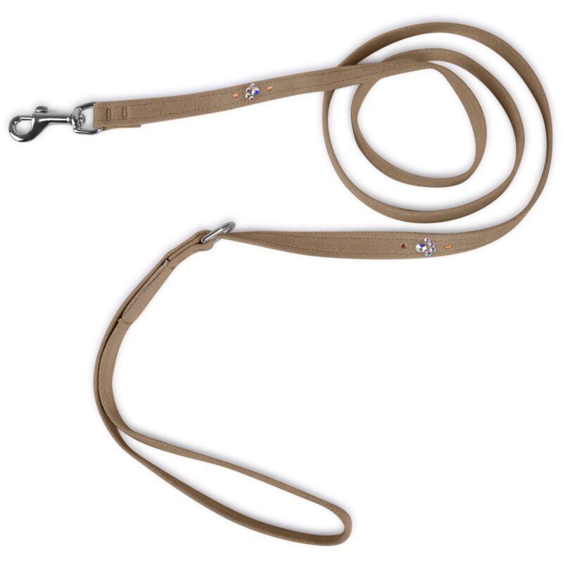 crystal paws leash fawn