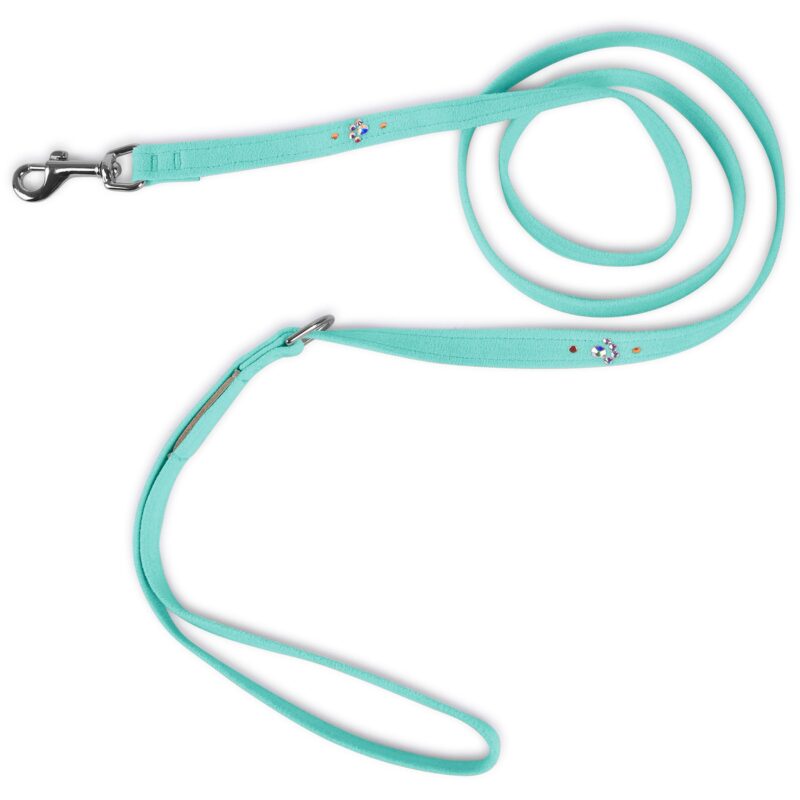 crystal paws leash Tiffi Blue