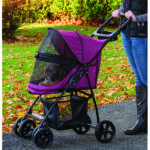 Pet Gear Lite No Zip Stroller, Raspberry