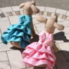 Madison Dog Dress Bimini and Pink Madison Dog Dress Bimini and Pink