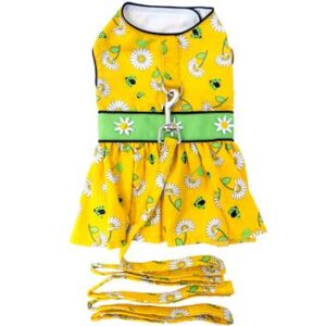 ladybug daisies dog dress