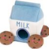 interactive dog toy milk cookies