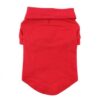 dog clothes polo red