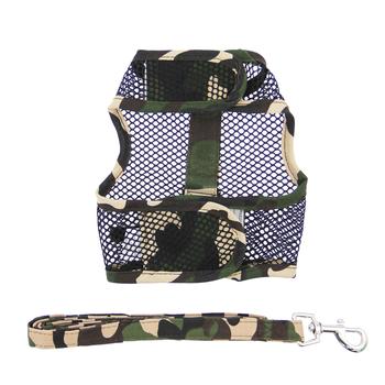 cool mesh dog harness camouflage