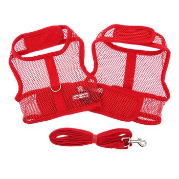 cool-mesh-dog-harness-solid-red