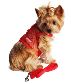 cool-mesh-dog-harness-solid-red