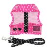 cool-mesh-dog-harness-under-sea-collection-sunglasses-pink-black-polka-dot