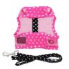 cool-mesh-dog-harness-under-sea-collection-sunglasses-pink-black-polka-dot