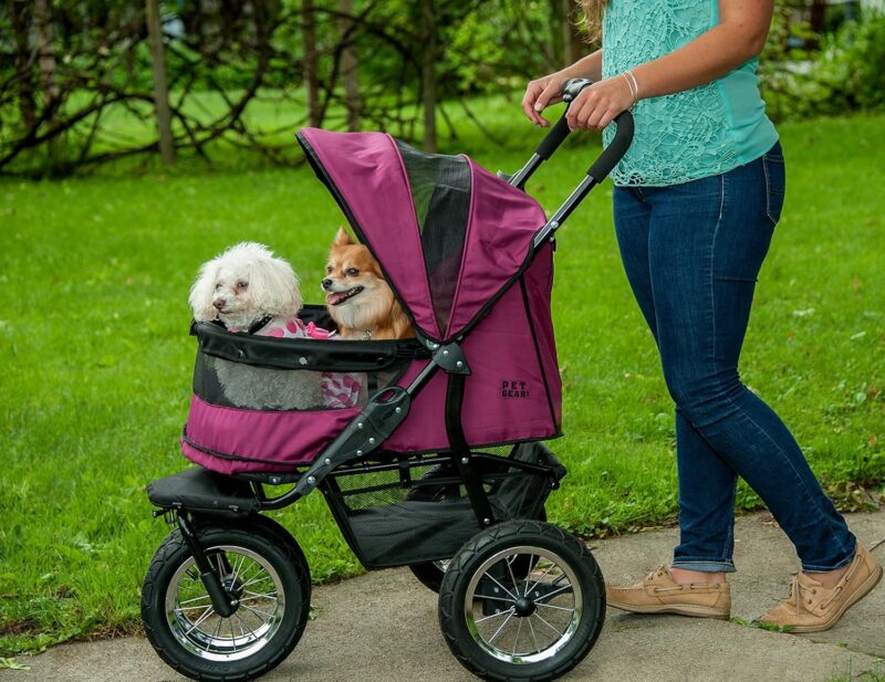 Pet Gear’s NO-ZIP Double Pet Stroller