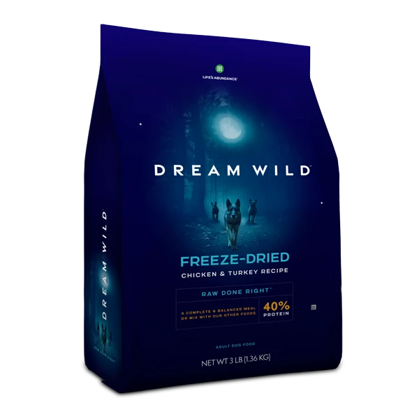 freeze dried raw dog food