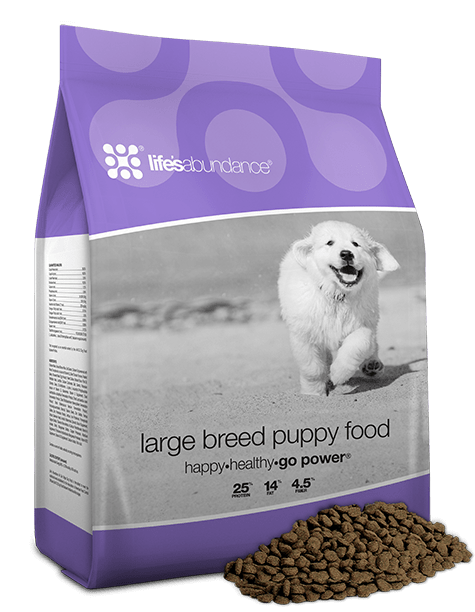 life's abundance large breed puppy food