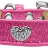 cat collar hearts pink