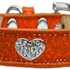 cat collar hearts red