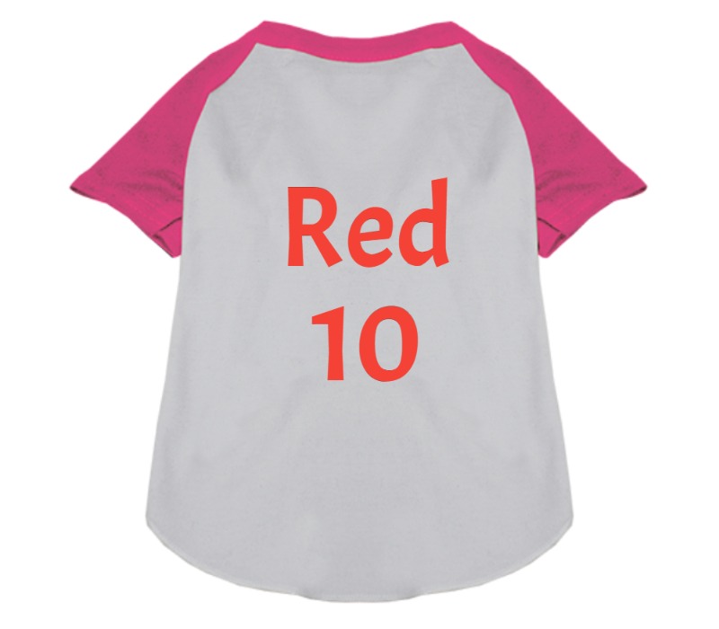red font