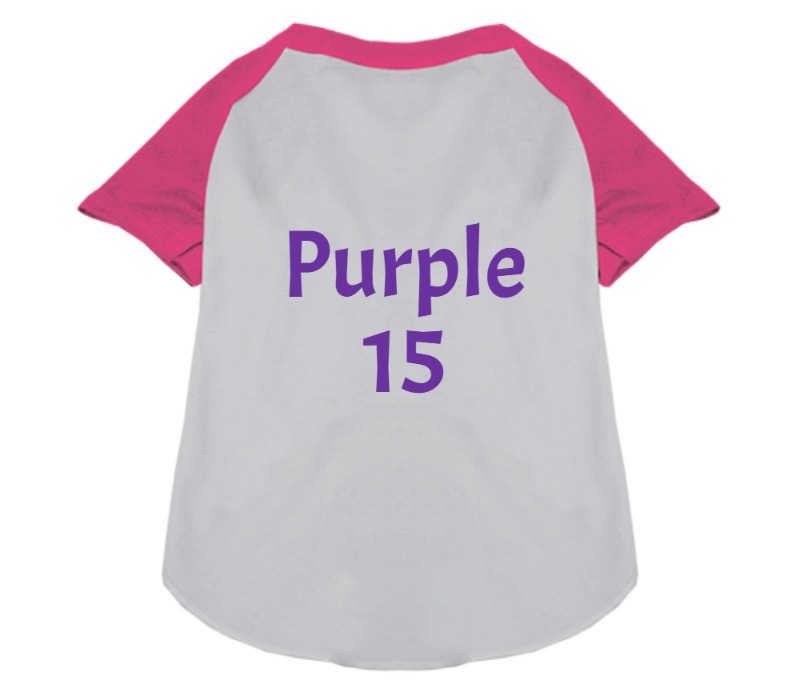 purple font
