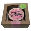 pink dog cake box