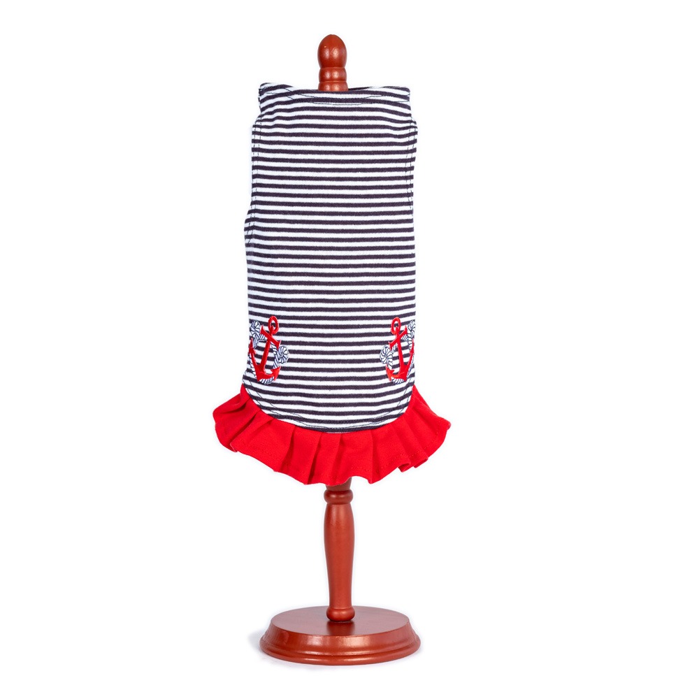 summer anchors dog dress