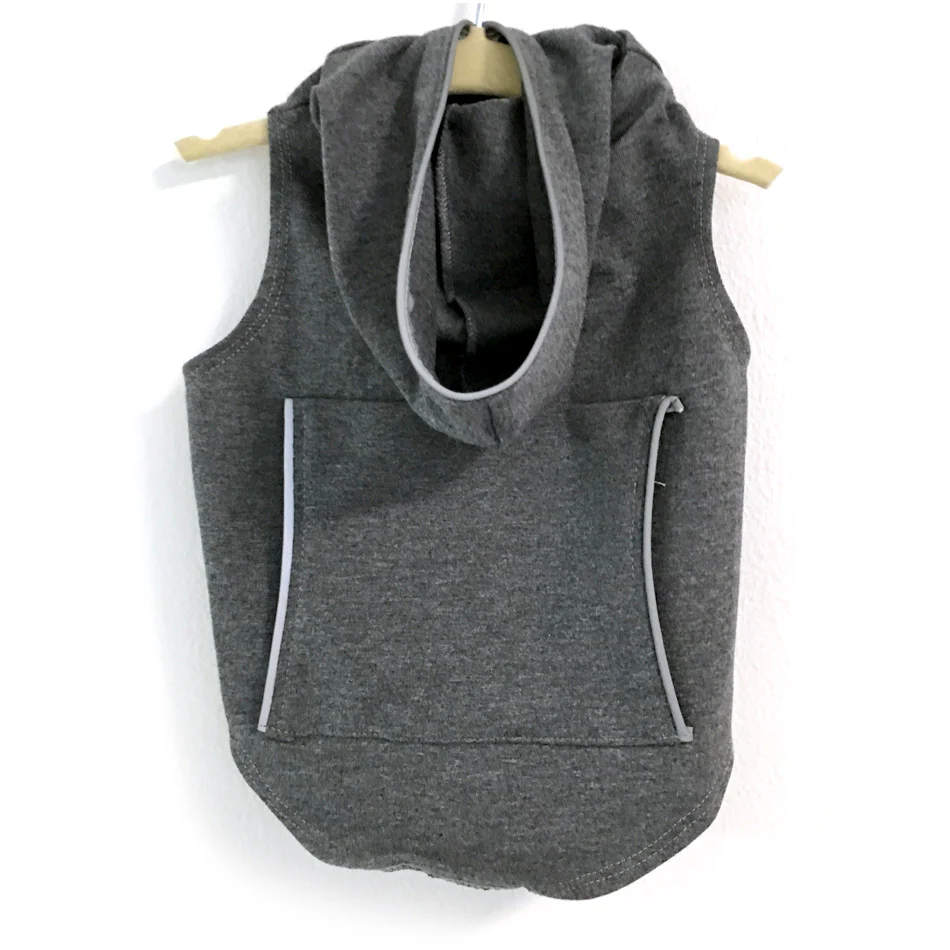 Grey dog hoodie Grey dog hoodie