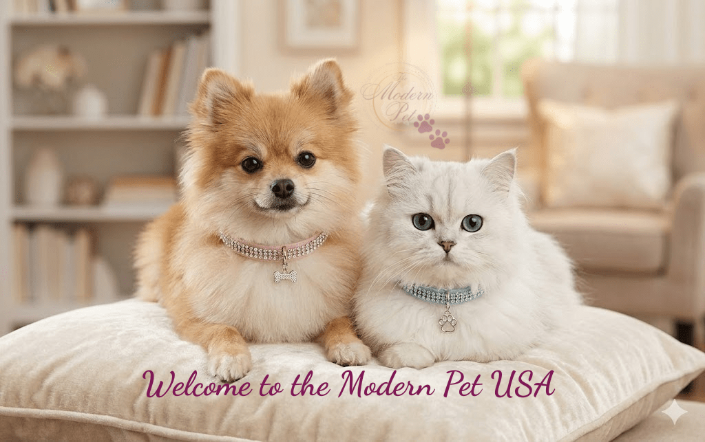 The Modern Pet USA home page intro