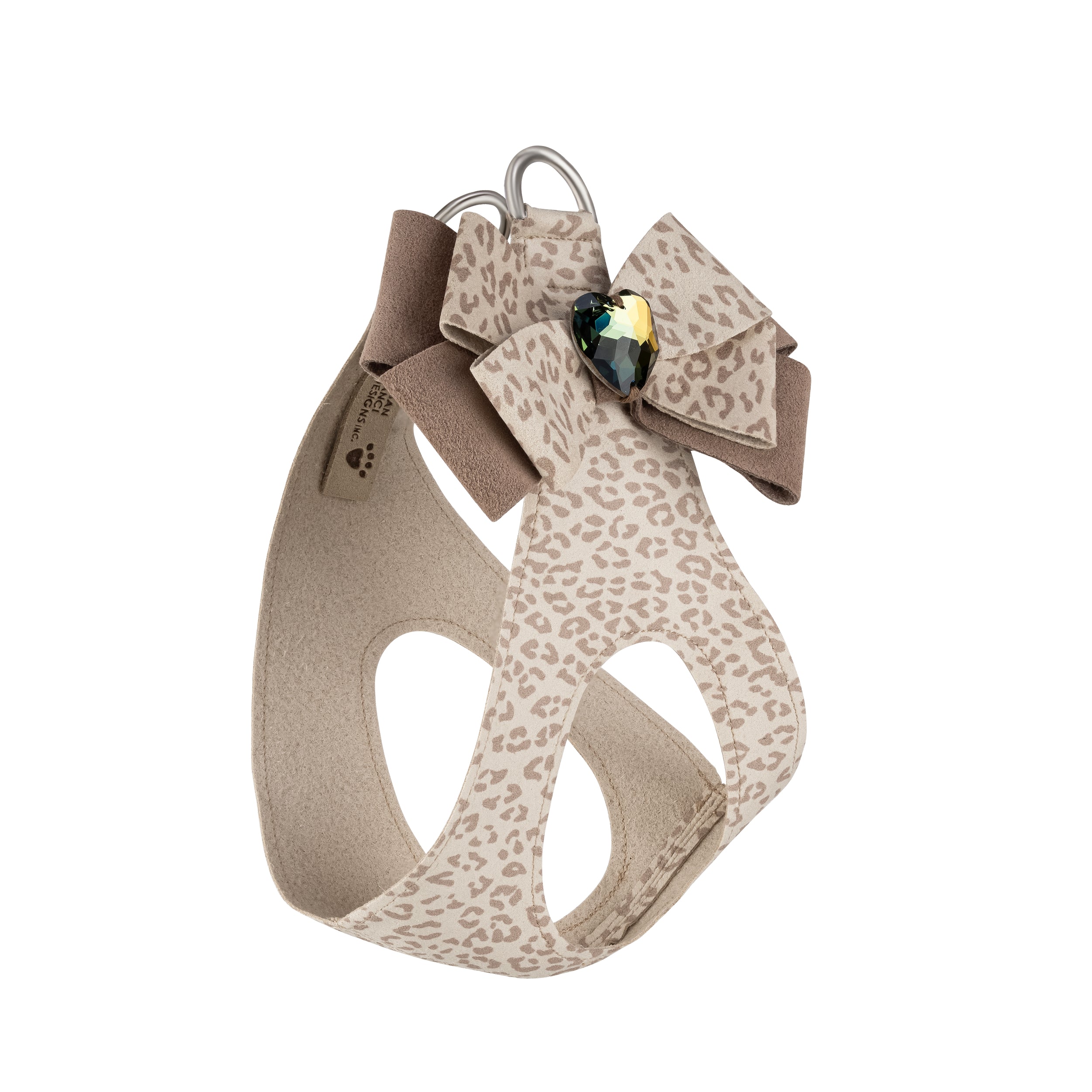 baby-cheetah-with-topaz-heart-double-nouveau-bow-step-in-harness Baby Cheetah with Topaz Heart Double Nouveau Bow Step In Harness