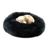 black-shag-calm-dog-bed