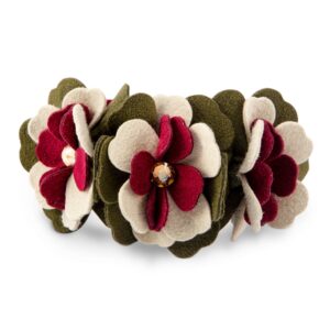 fall-flower-dog-collar