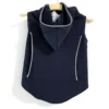 navy dog hoodie