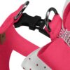 pink-is-love-2022-double-tail-bow-step-in-dog harness closure