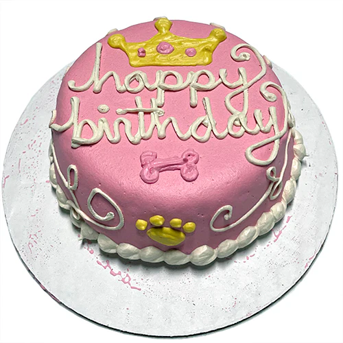princess dog cake