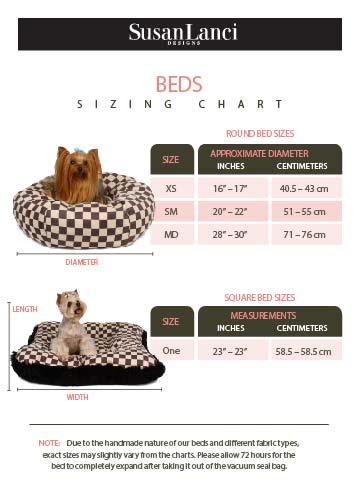 susan lanci bed chart sizing