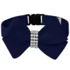 susan lanci black cat collar with bow