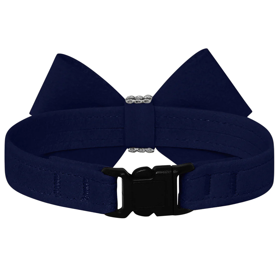 susan lanci black cat collar with bow2